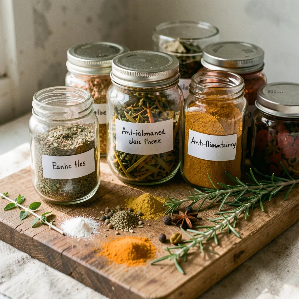 Natural photography showing spice textures and details